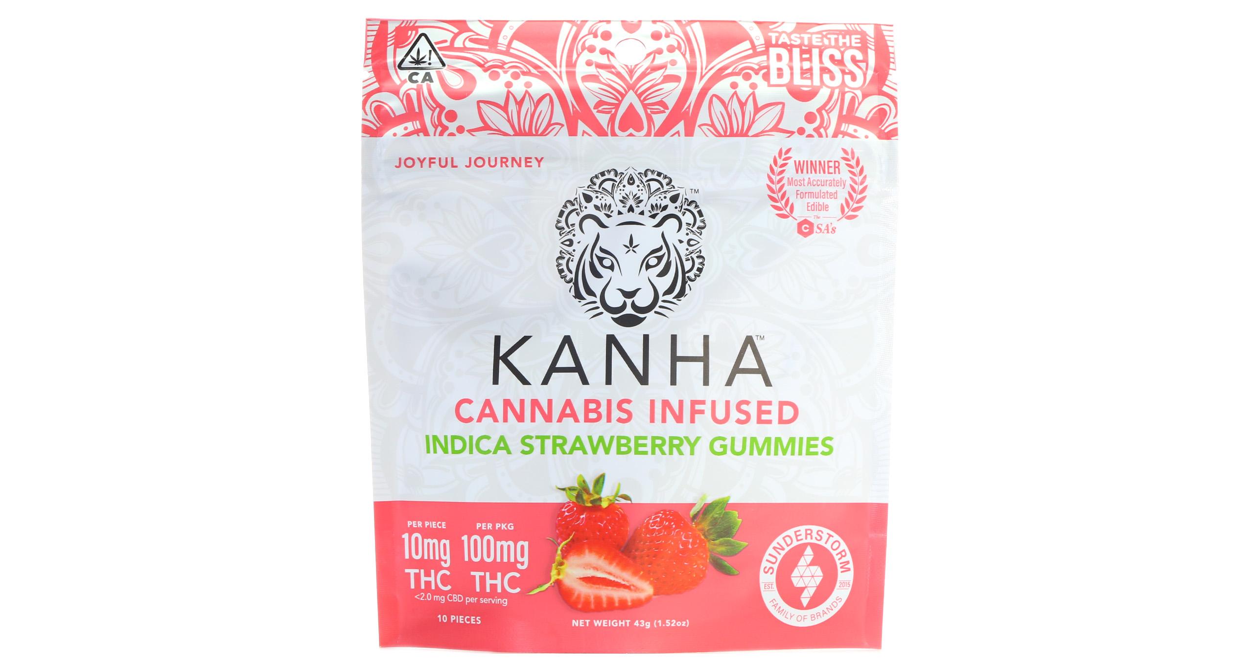 Strawberry Indica Gummies