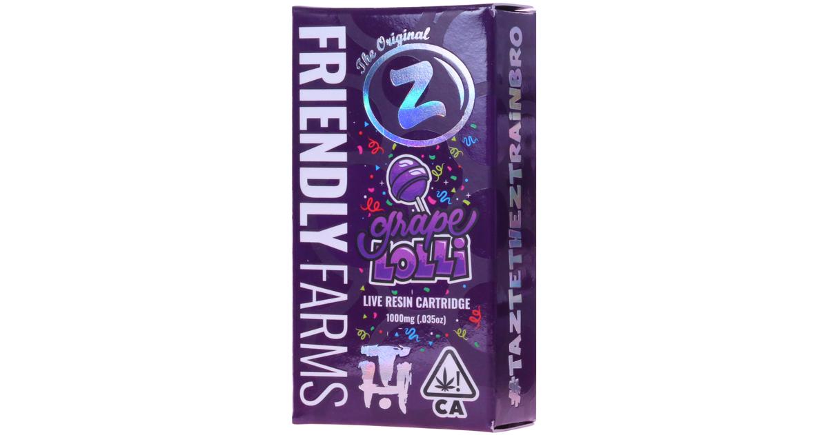 Grape Lolli Liquid Live Resin Cartridge