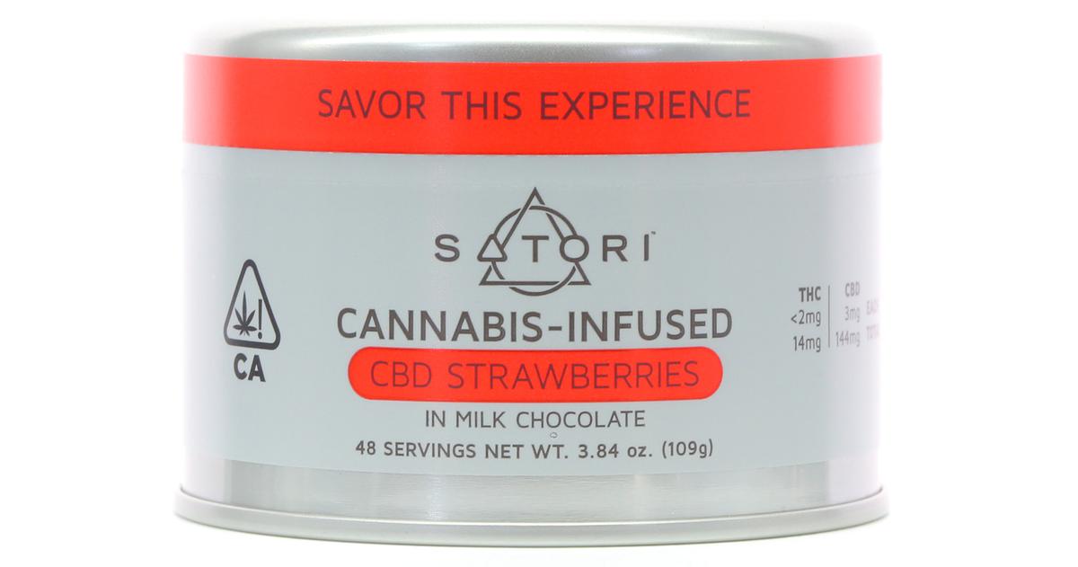 CBD Rich Strawberry Milk Chocolate