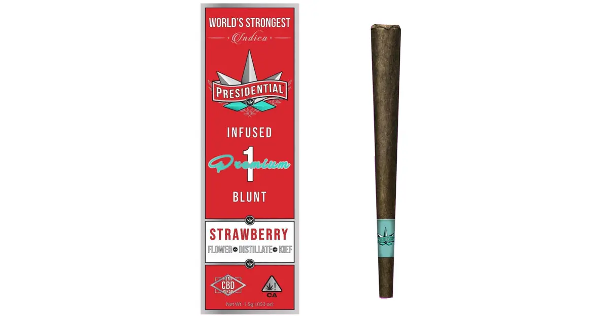 Strawberry Infused Moonrock Blunt