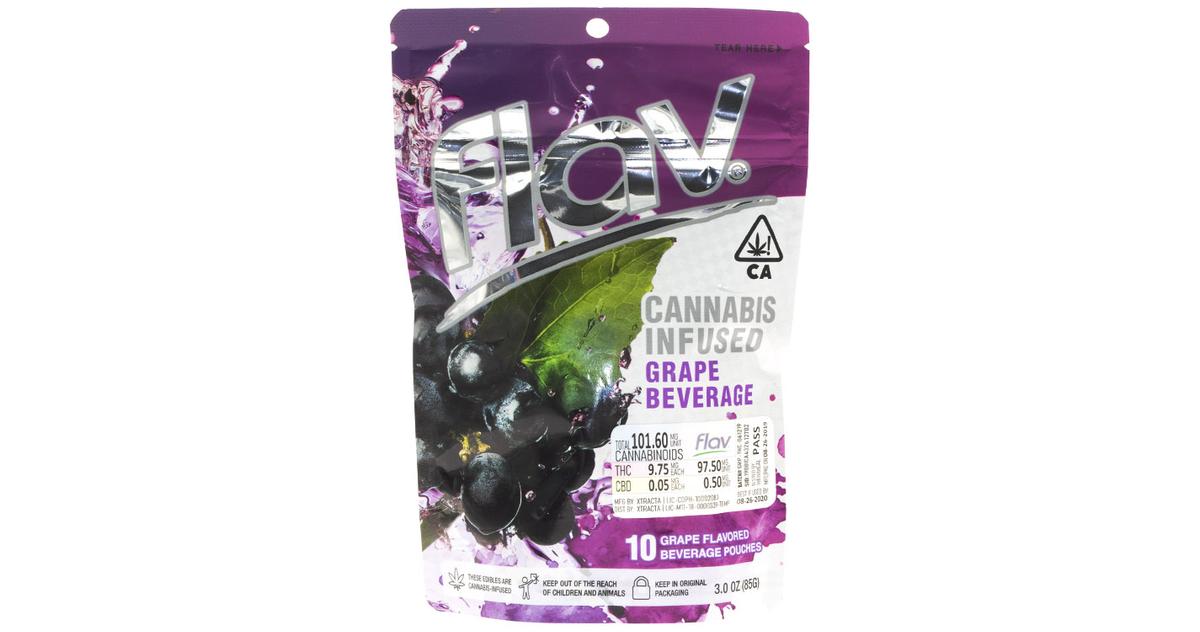 Grape Powder Drink Pouches