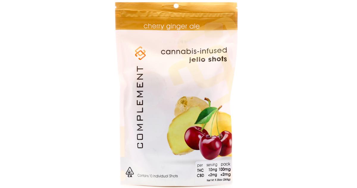 Cherry Ginger Ale Jello Shots