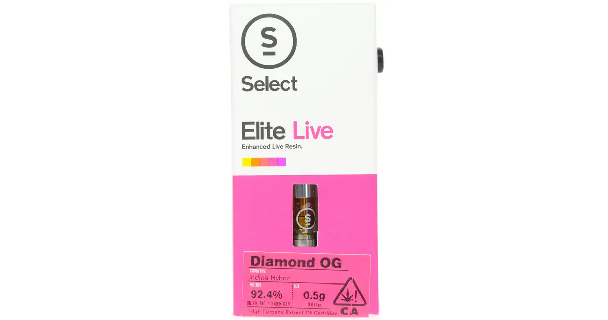 Diamond OG Elite Live Resin Cartridge