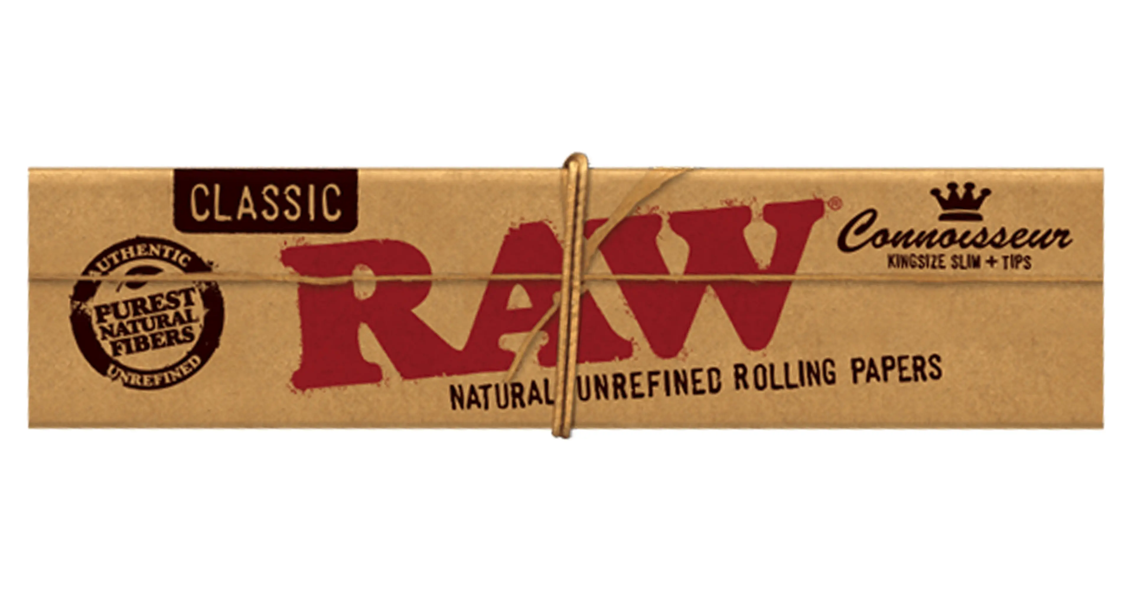Connoisseur Kingsize Slim Classic Rolling Papers + Tips