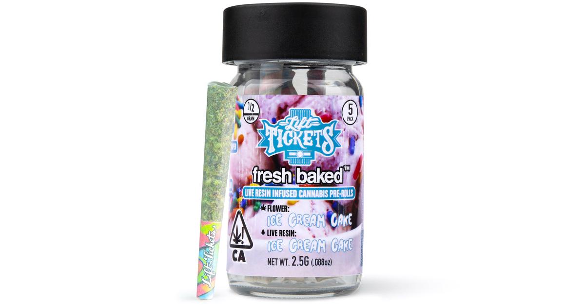 Infused Ice Cream Cake x Ice Cream Cake Pre-Rolls
