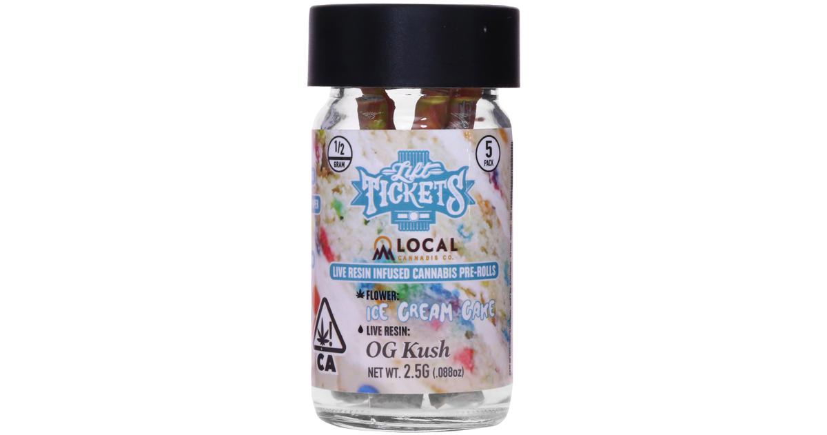 Infused Ice Cream Cake x OG Kush Pre-Rolls