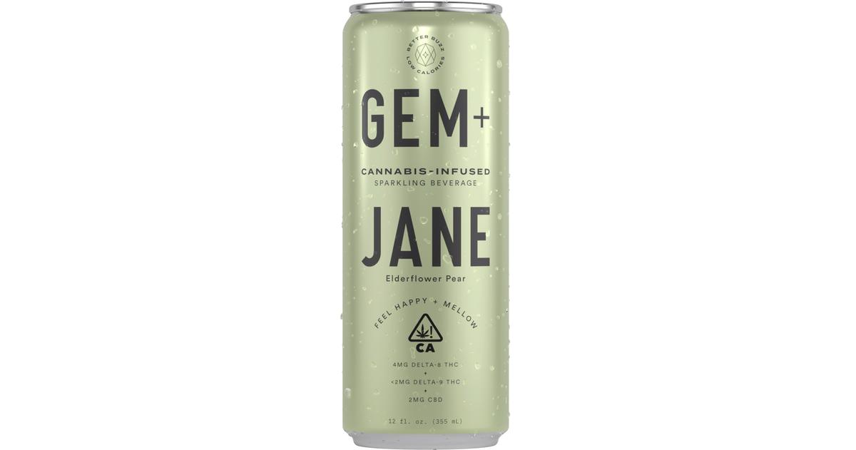 Sparkling Elderflower Pear Beverage