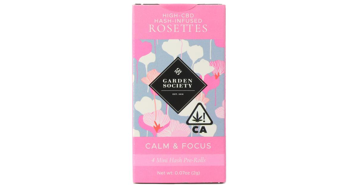 CBD Calm & Focus Hash Infused Mini Pre-Roll Pack