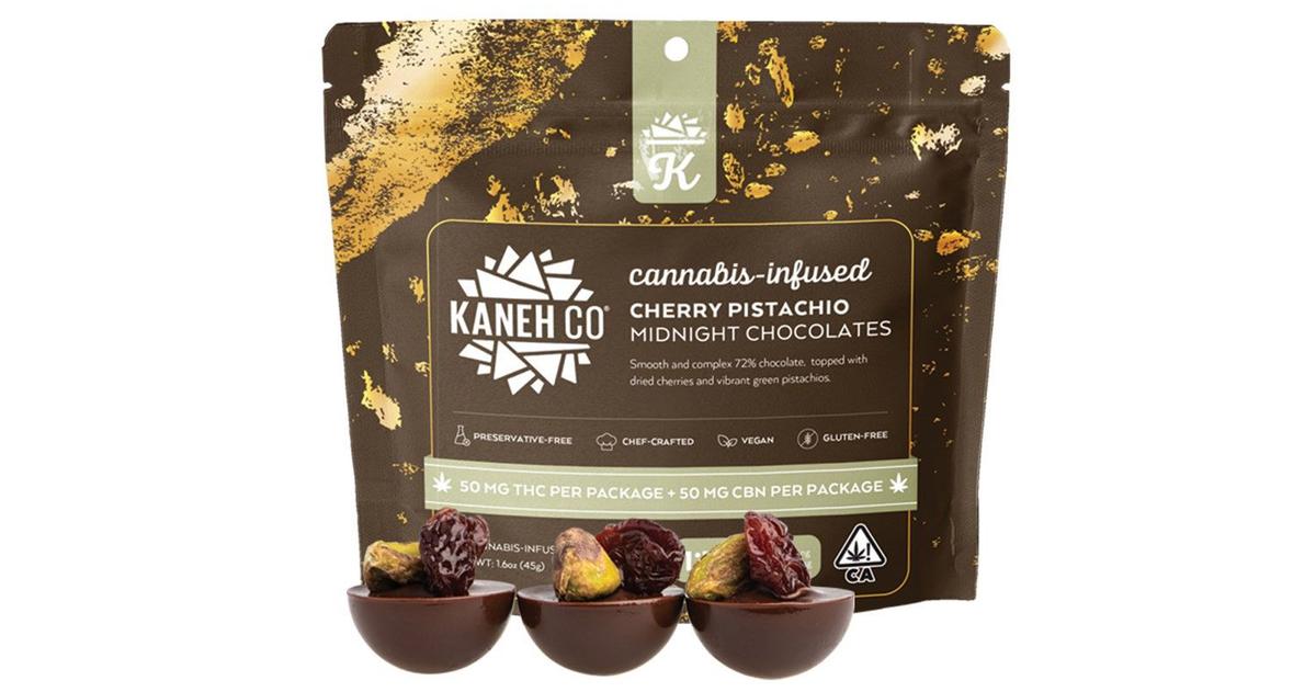 Cherry Pistachio 1:1 Midnight Dark Chocolates