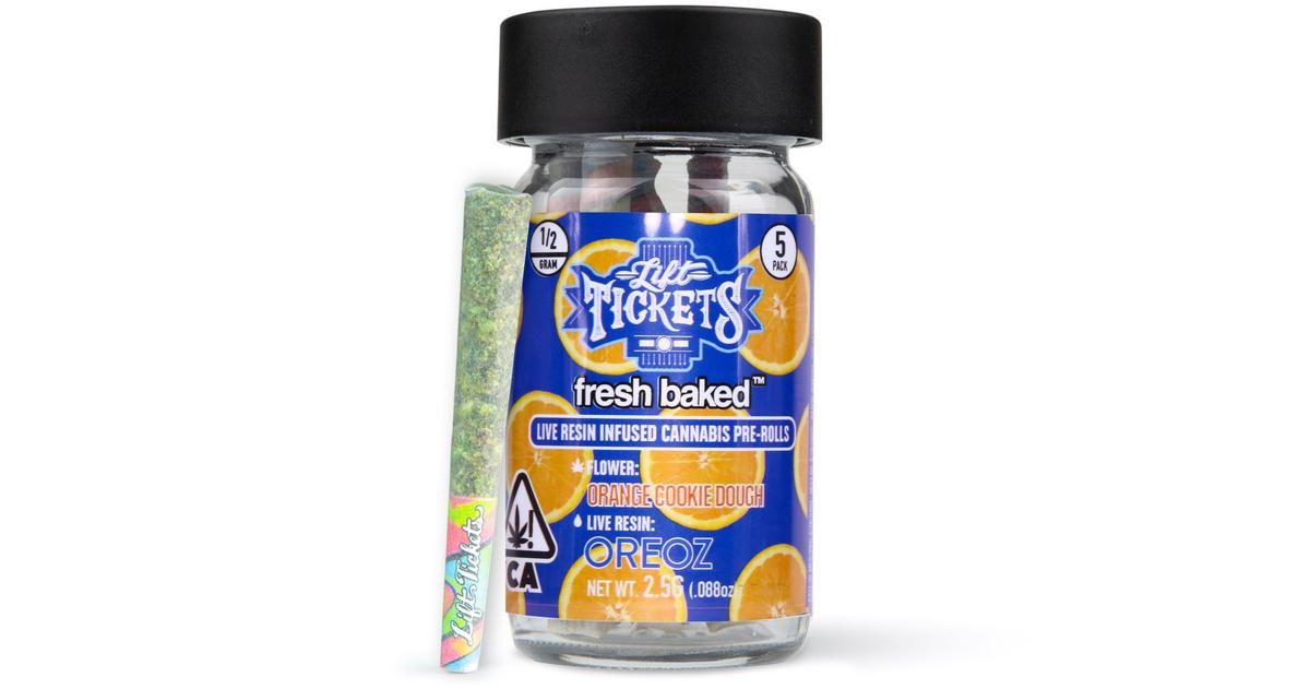 Orange Cookie Dough x Oreoz Infused Pre-Rolls