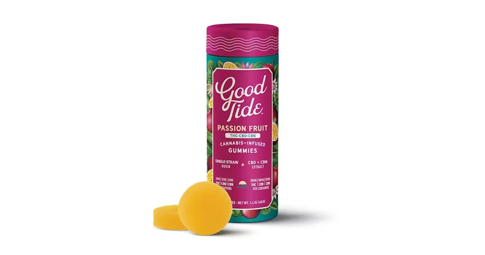 Passionfruit 1:1:1 THC:CBD:CBN Rosin Gummies