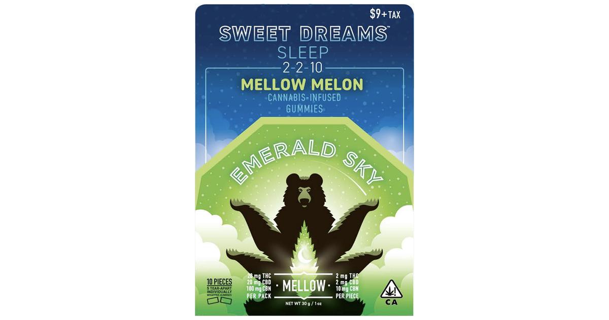 Mellow Melon 1:1:5 THC:CBD:CBN Sweet Dreams Gummies