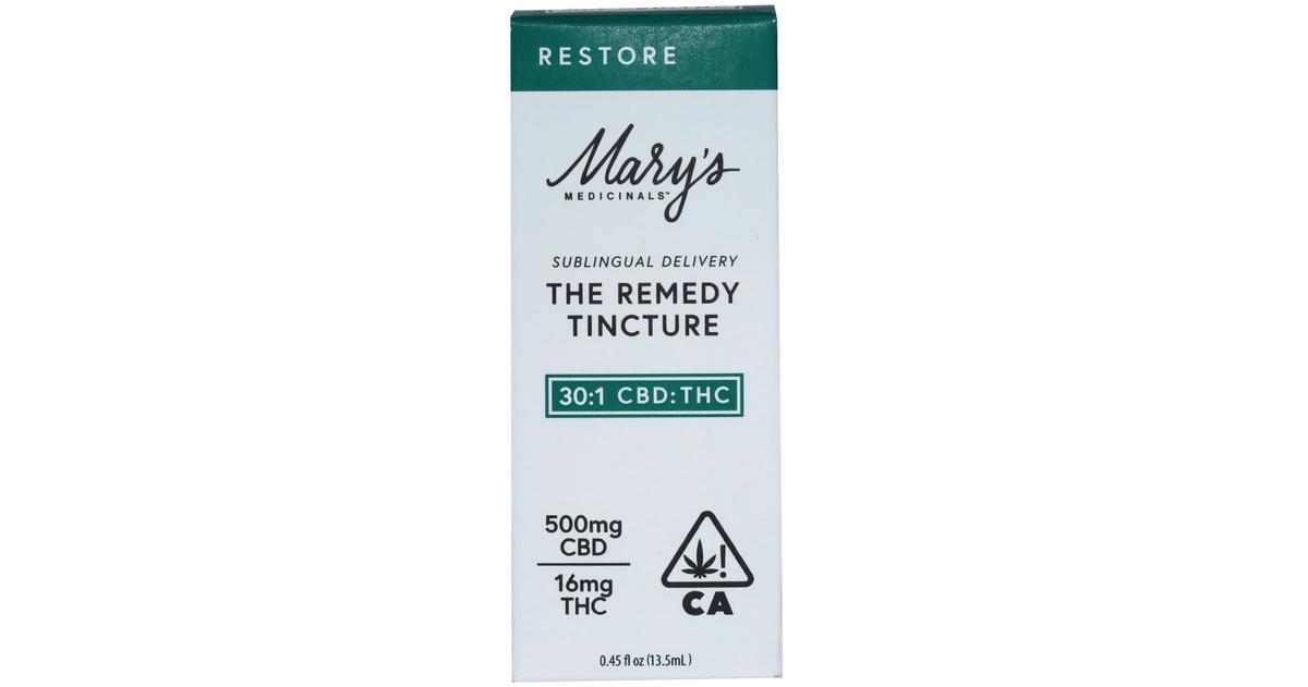 The Remedy Restore 30:1 CBD:THC Tincture