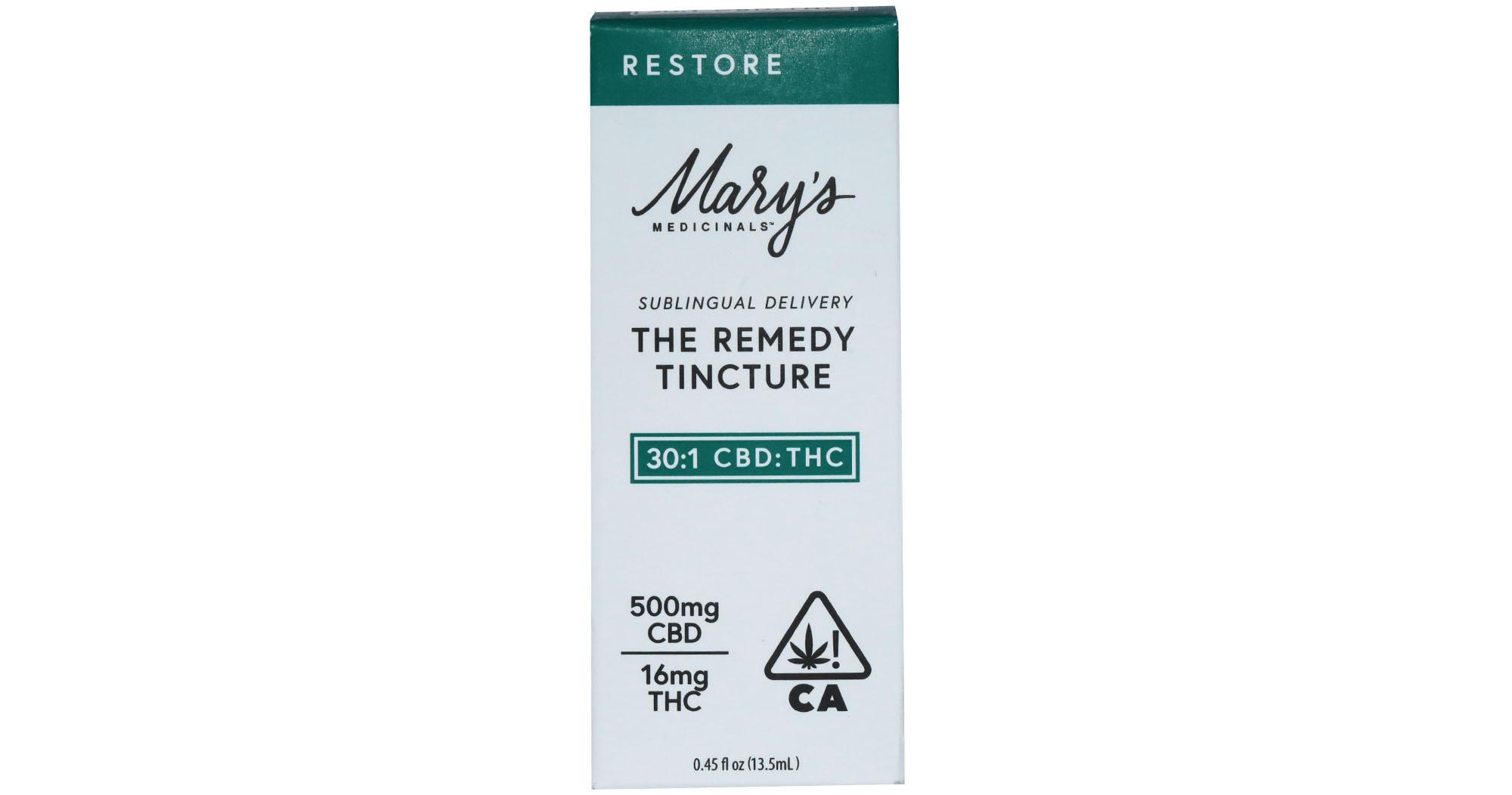 The Remedy Restore 30:1 CBD:THC Tincture