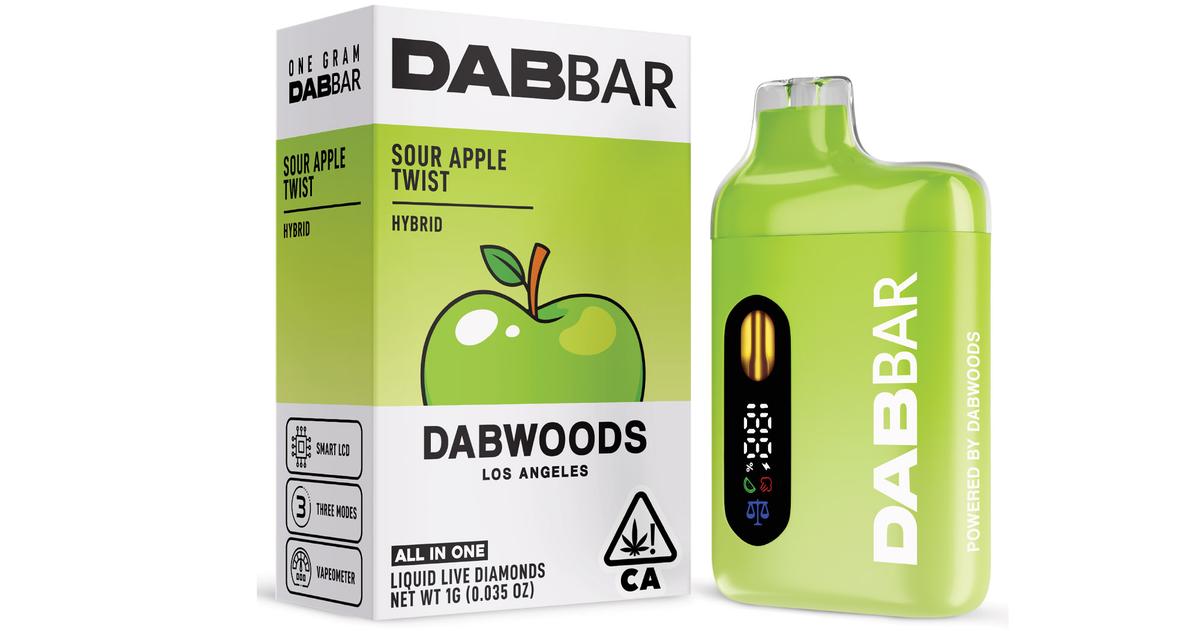 Sour Apple Twist Liquid Live Diamonds AIO
