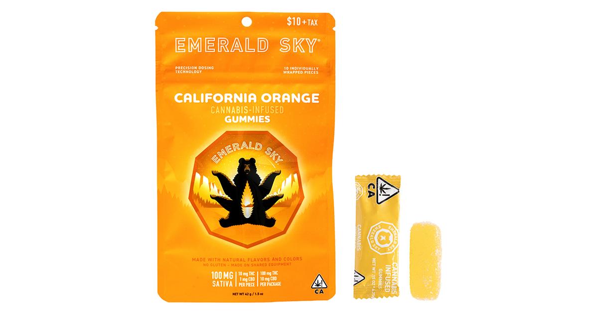 California Orange 10:1 THC:CBD Gummies