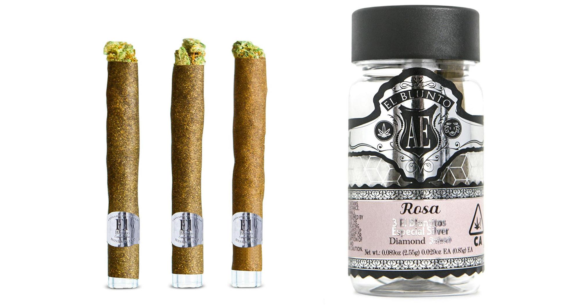 Rosa Especial Silver Diamond Infused Blunts