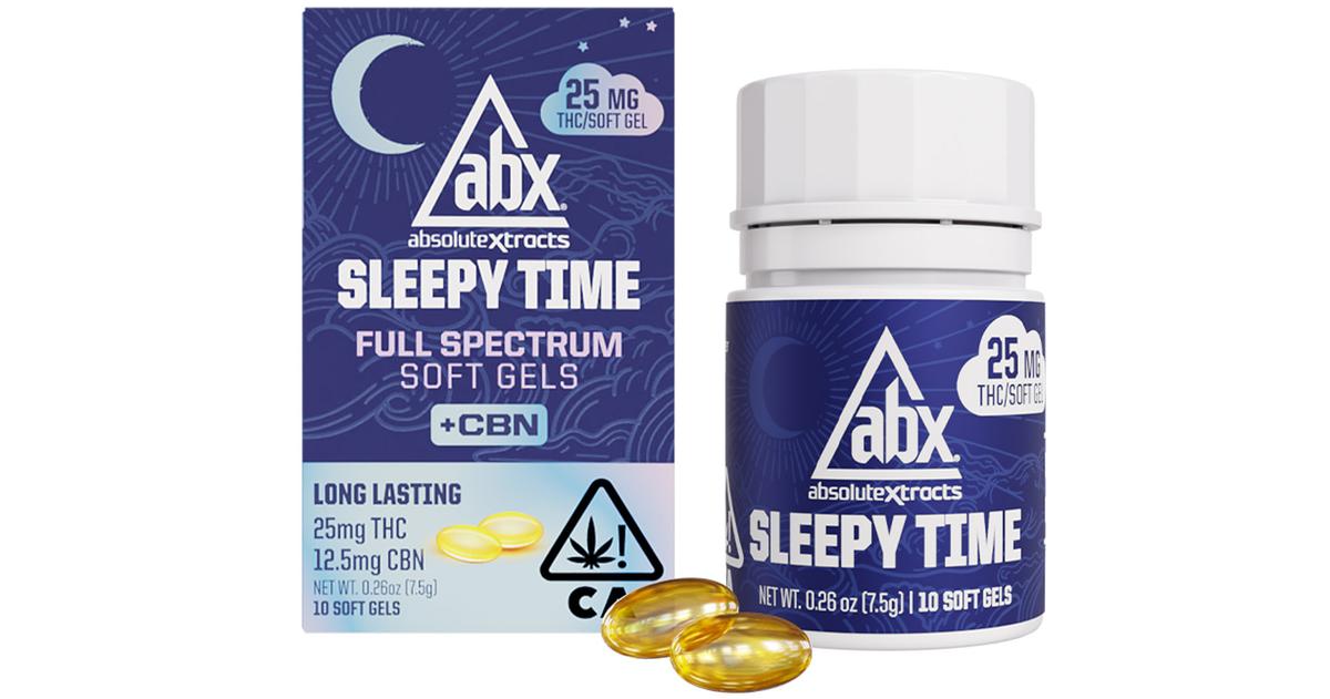 25mg Sleepy Time Solventless + CBN Soft Gels