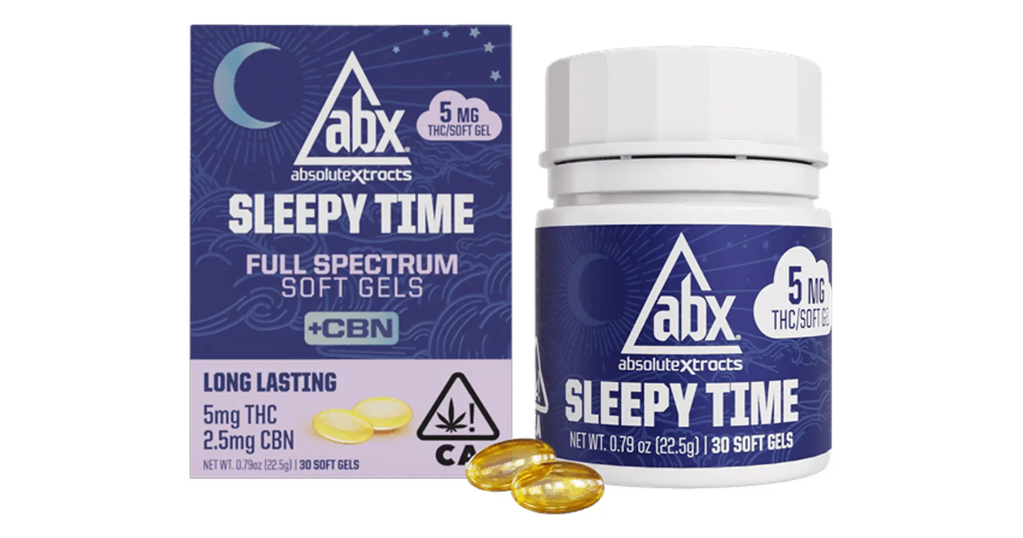 5mg Sleepy Time Solventless + CBN Soft Gels