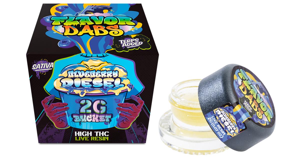 Blueberry Diesel 2g Live Resin Flavor Dab