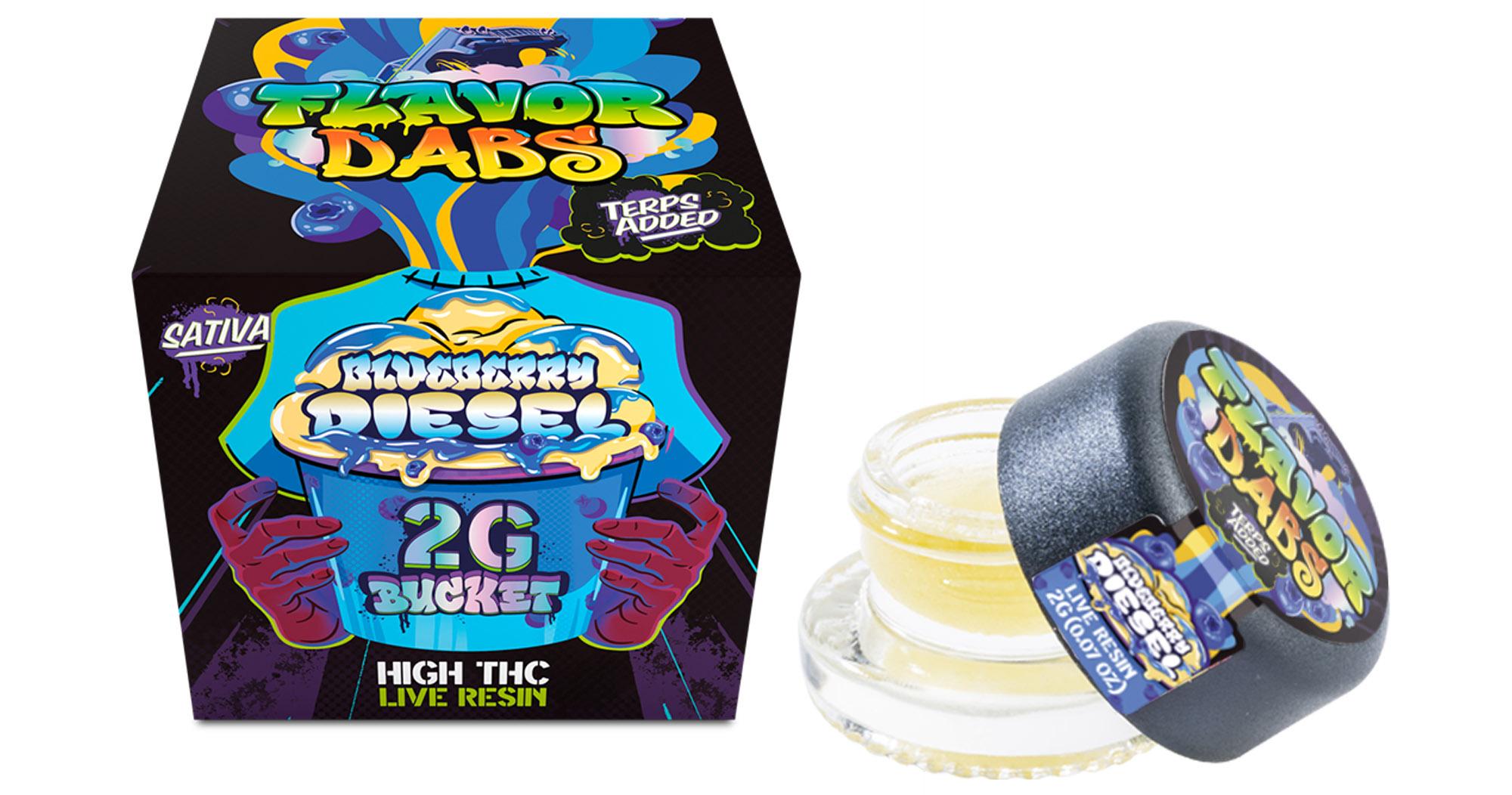Blueberry Diesel 2g Live Resin Flavor Dab