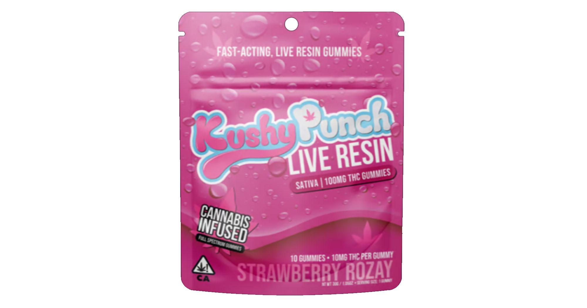 Strawberry Rozay Live Resin Gummies