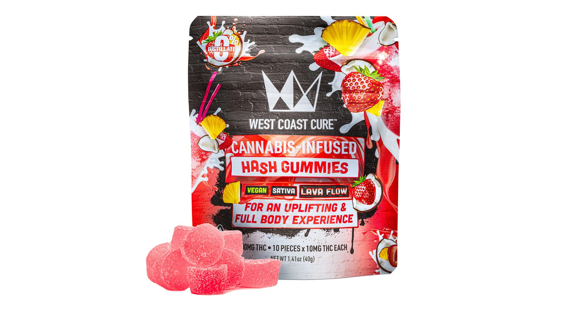 Lava Flow Solventless Vegan Hash Gummies