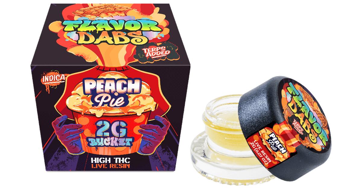 Peach Pie 2g Live Resin Flavor Dab