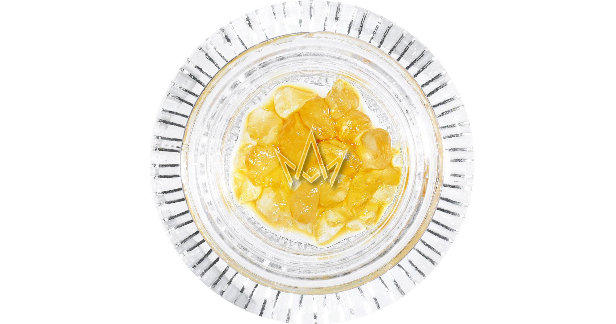 Peach Bars Sauce + Diamonds