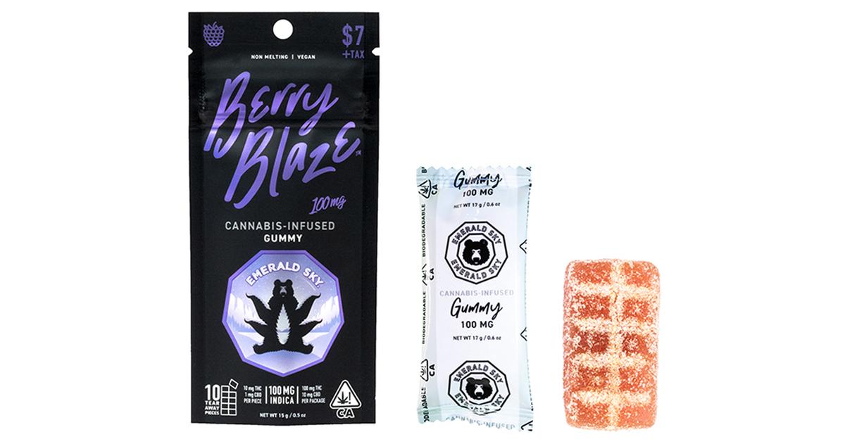 Berry Blaze 10:1 THC:CBD Gummy