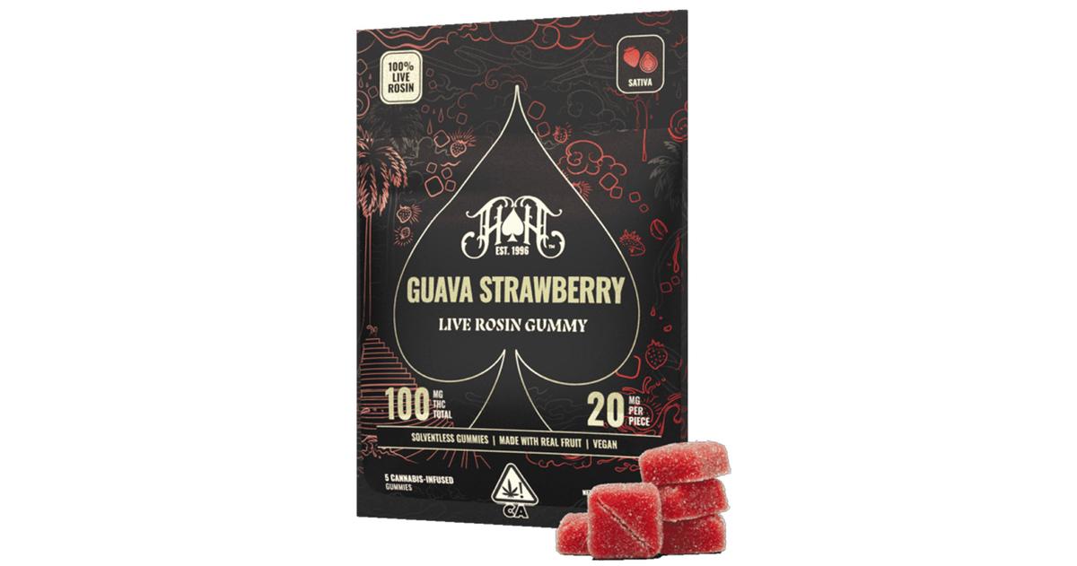 Guava Strawberry Live Rosin Gummies
