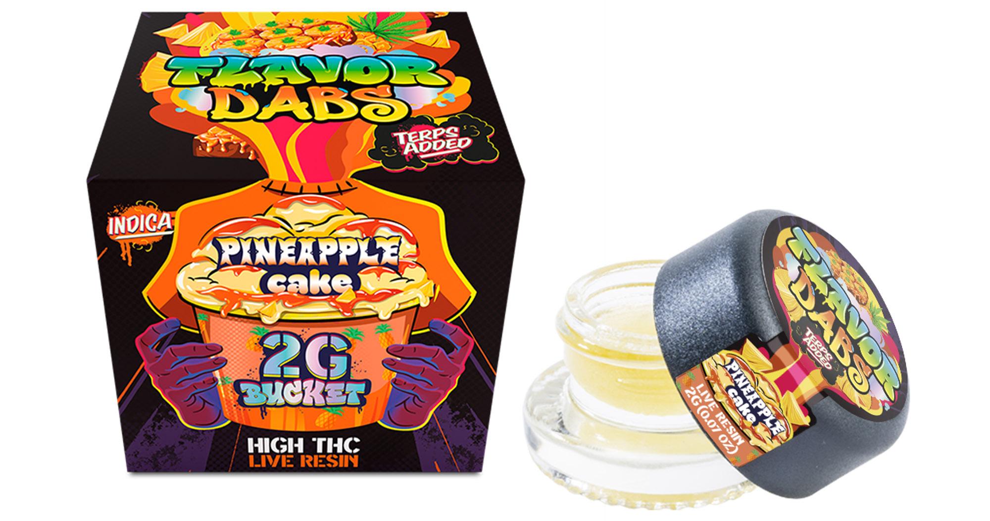 Pineapple Cake 2g Live Resin Flavor Dab