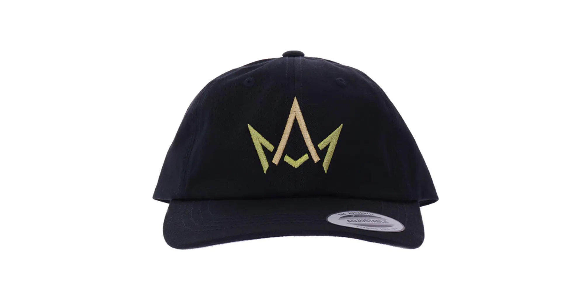 Black Hat Gold and Green Crown Logo