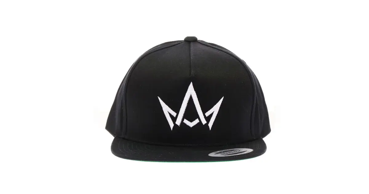 Black Hat White Crown Logo