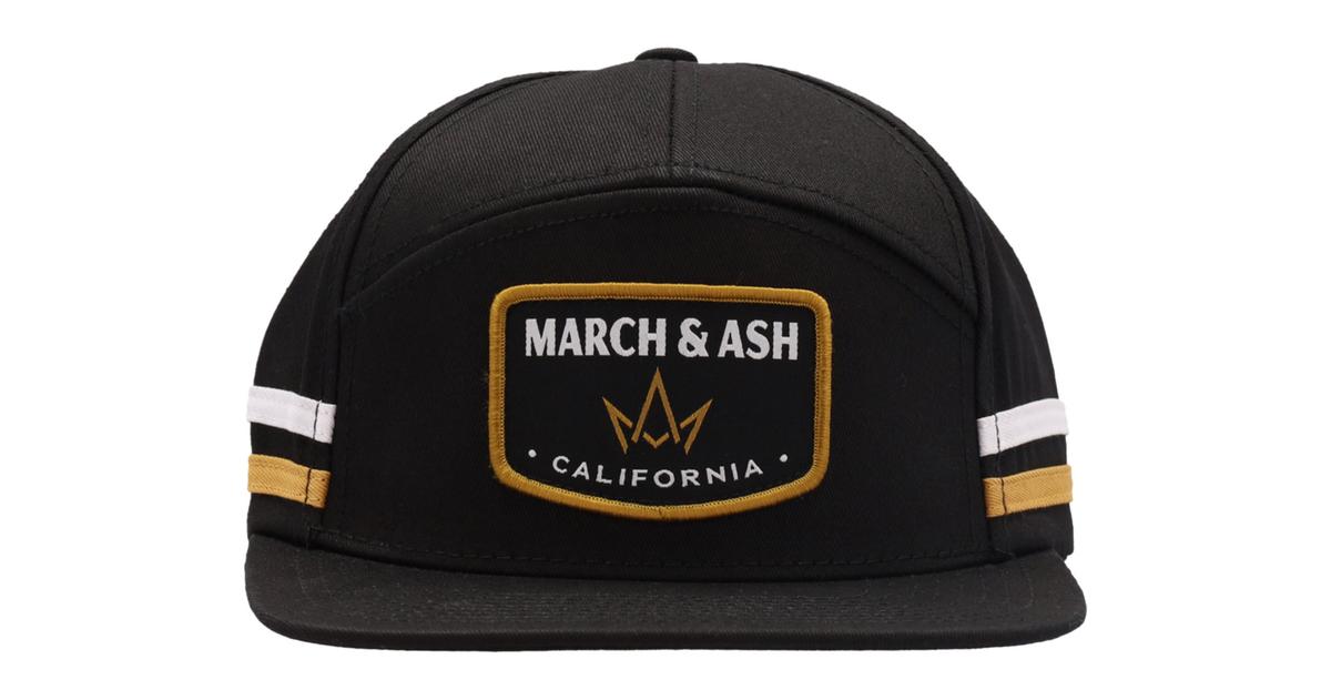 Black Hat w/ Patch and Stripes