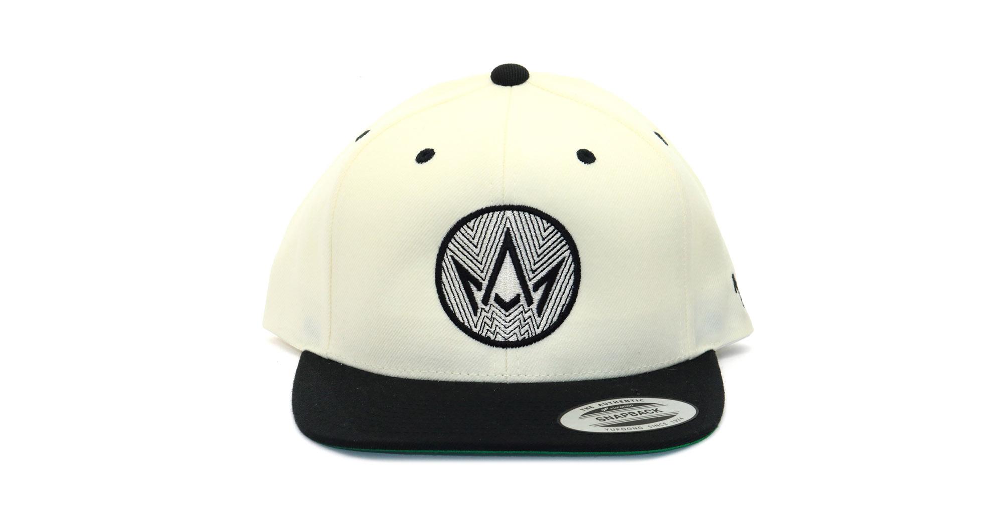 Cream Hat Black Chevron