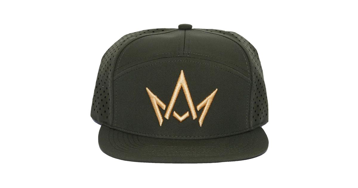 Green Hat Gold Crown Logo