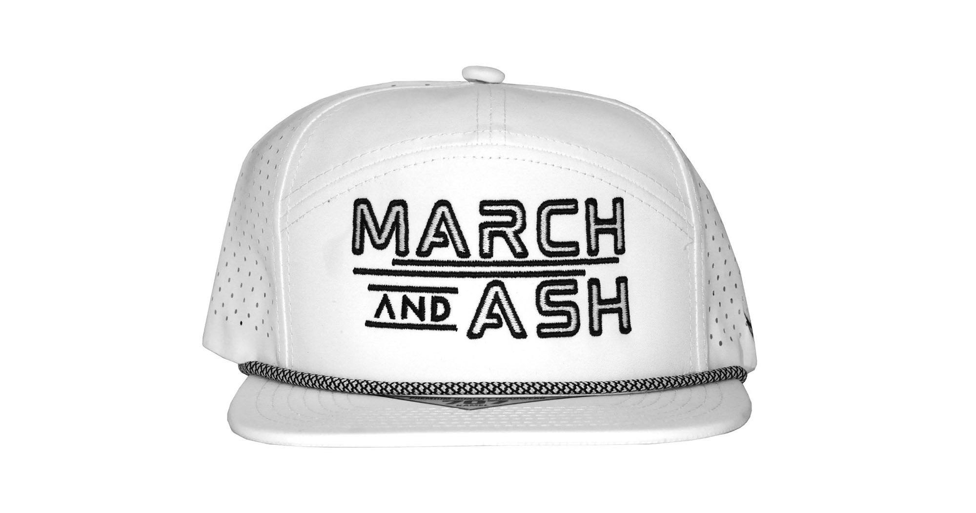White Hat Black Block Logo w/rope