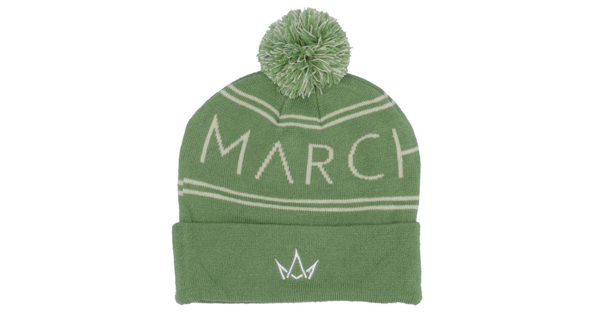 Sage Beanie with Pom