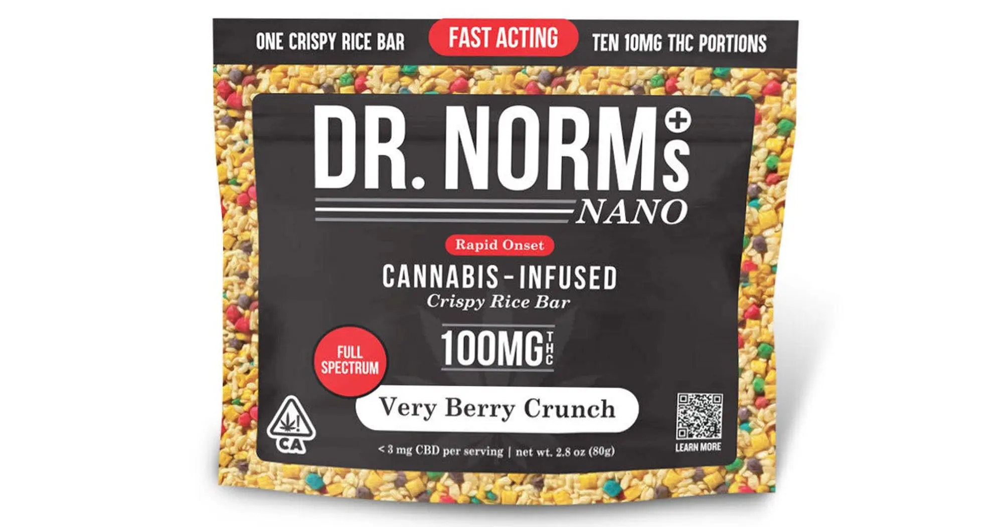 Very Berry Crunch NANO Rice Crispy Bar