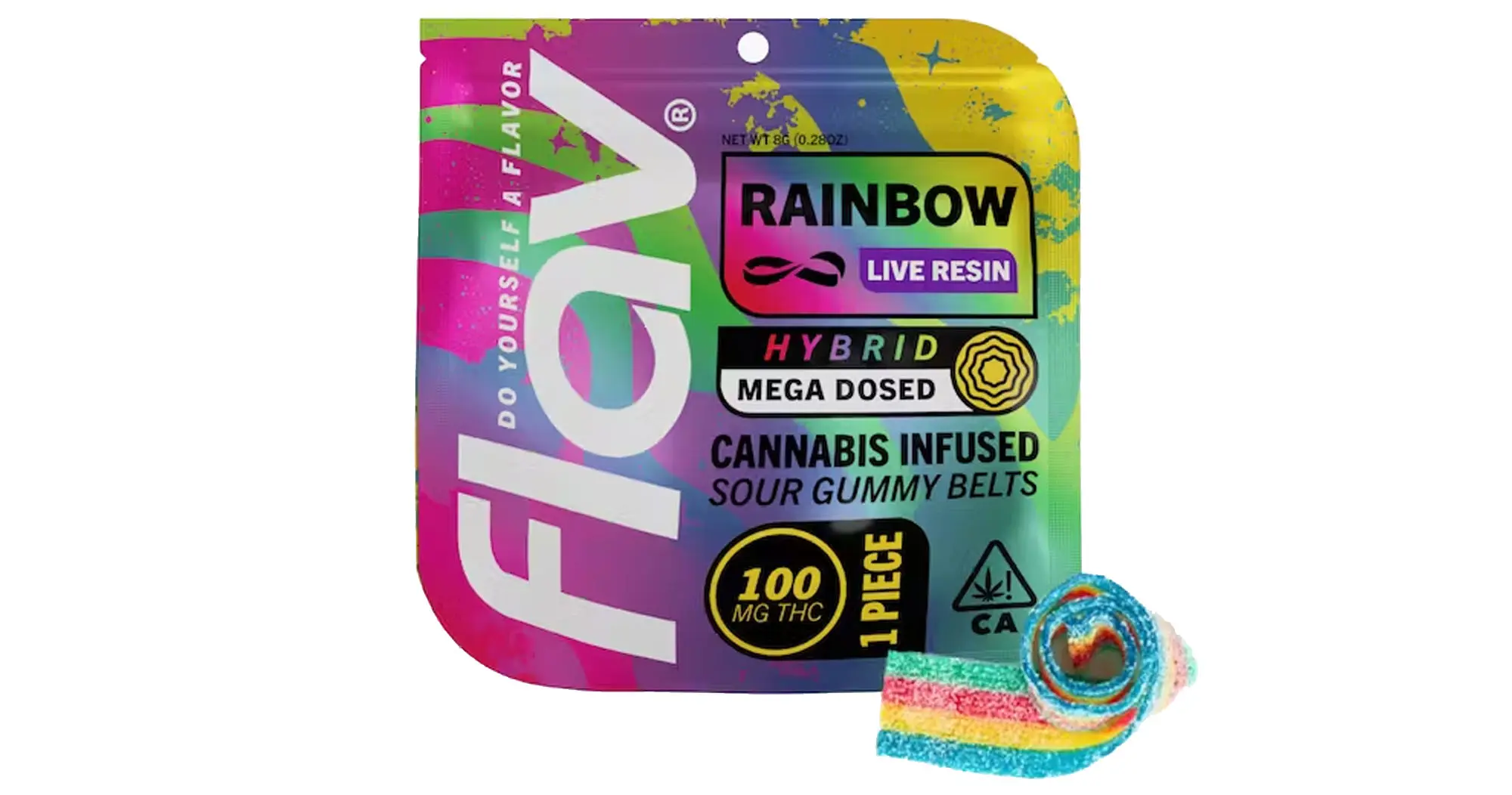 Rainbow Mega Dosed Live Resin Belts