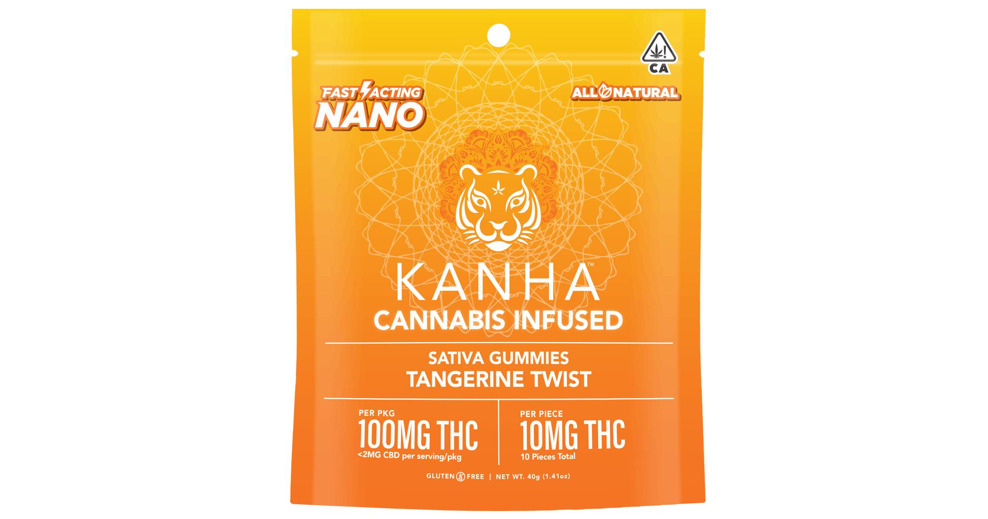 Tangerine Twist Sativa Nanomolecular Gummies