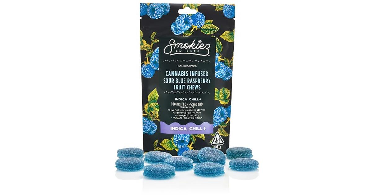 Sour Blue Raspberry Fruit Chews