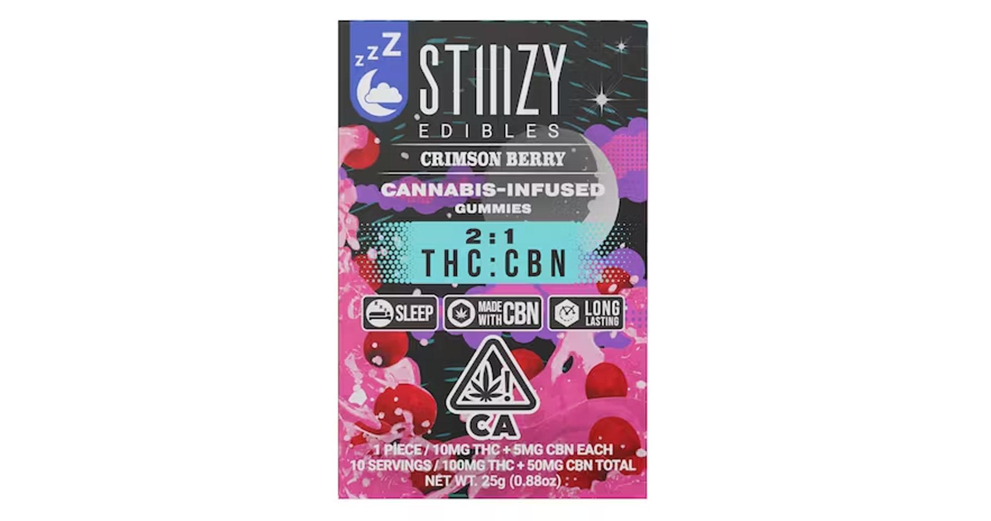 Crimson Berry 2:1 THC:CBN Gummies