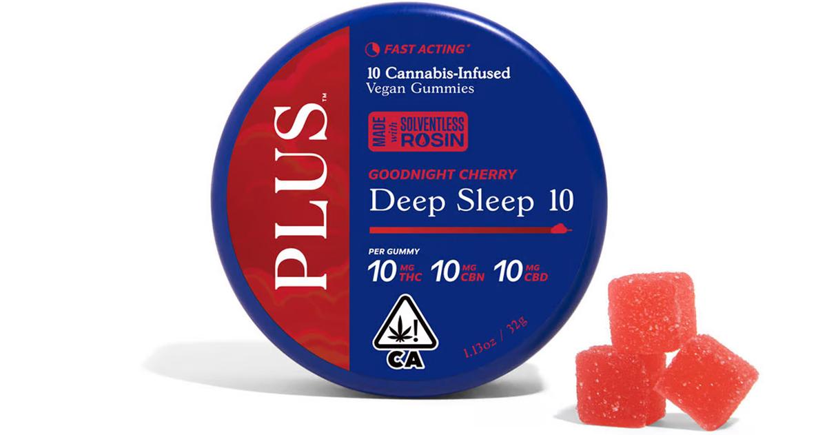 Goodnight Cherry 1:1:1 Sleep Solventless Rosin Gummies