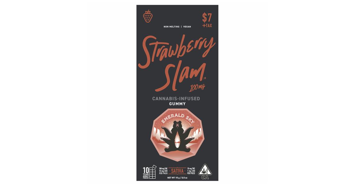 Strawberry Slam 10:1 THC:CBD Gummy