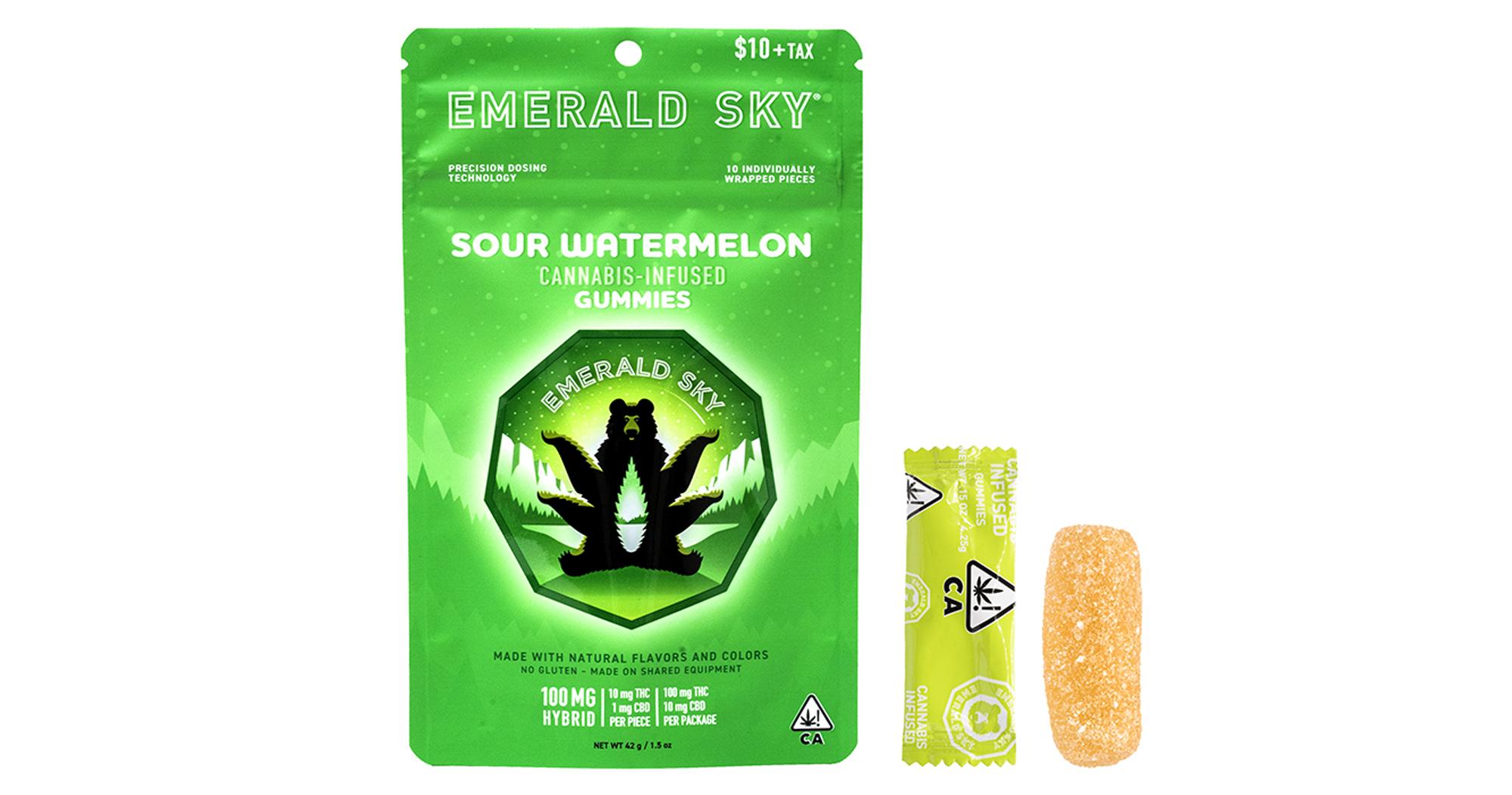 Sour Watermelon 10:1 THC:CBD Gummies
