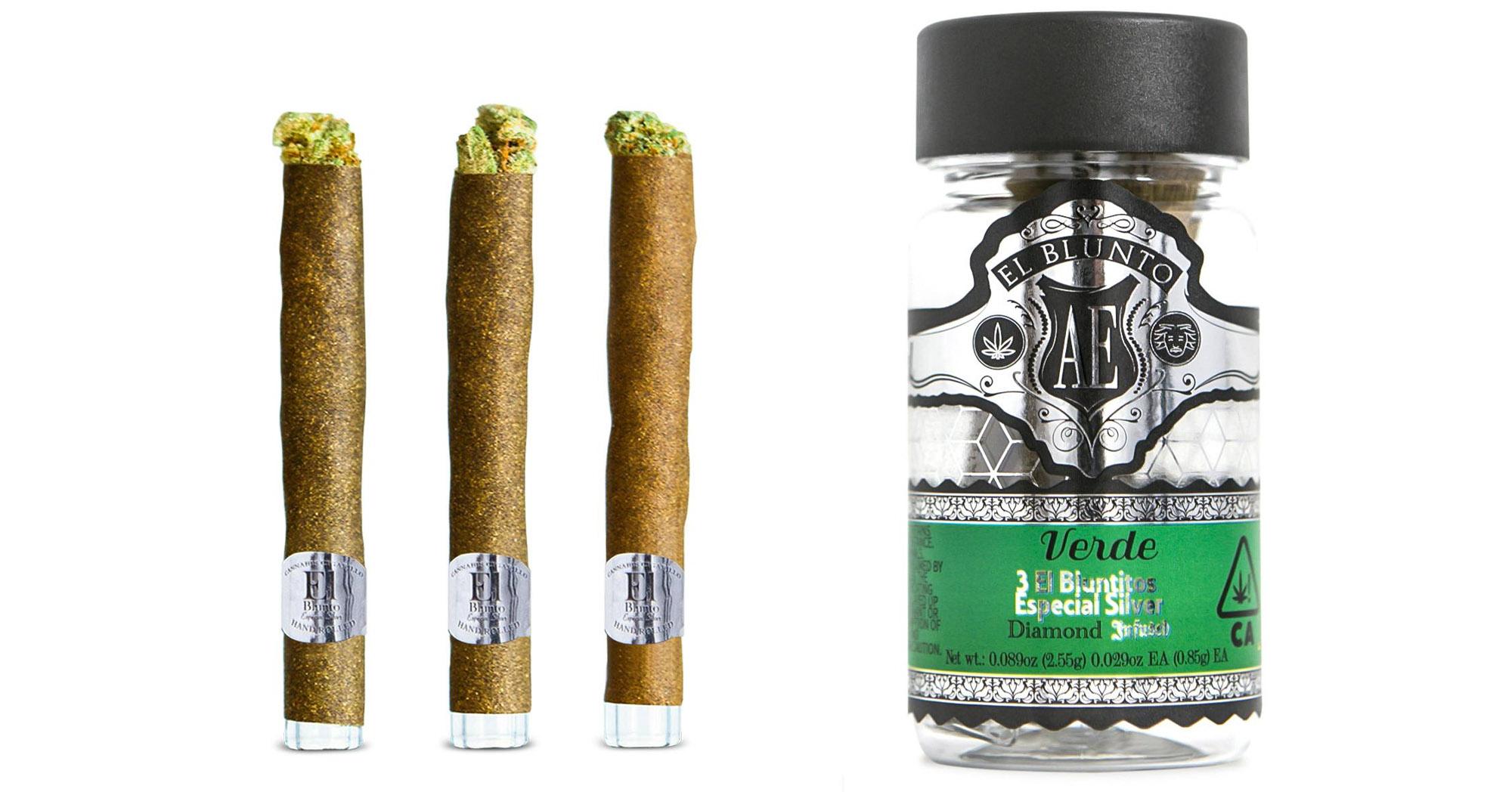 Verde Especial Silver Diamond Infused Blunts