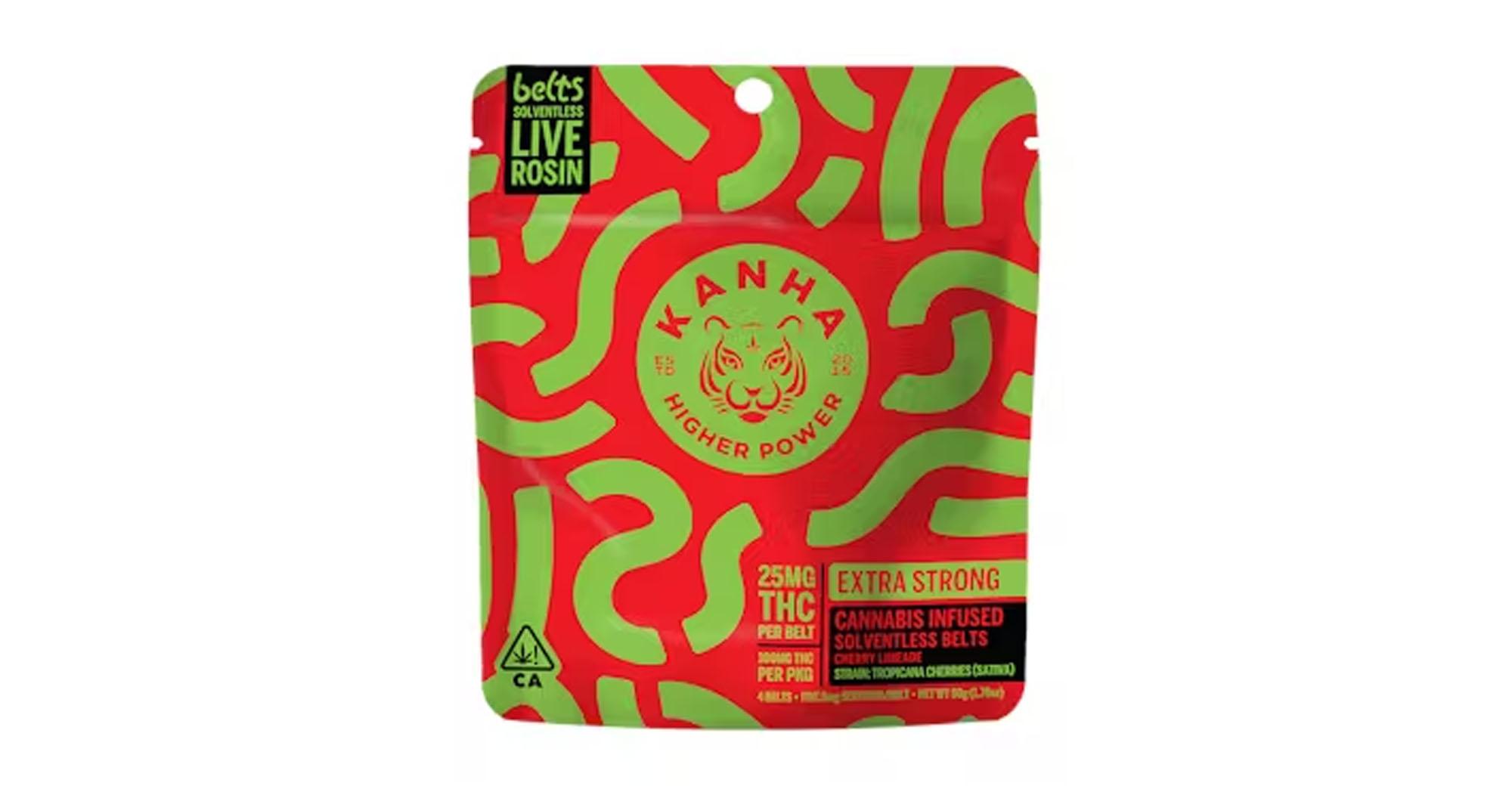 Cherry Limeade Sativa Live Rosin Belts