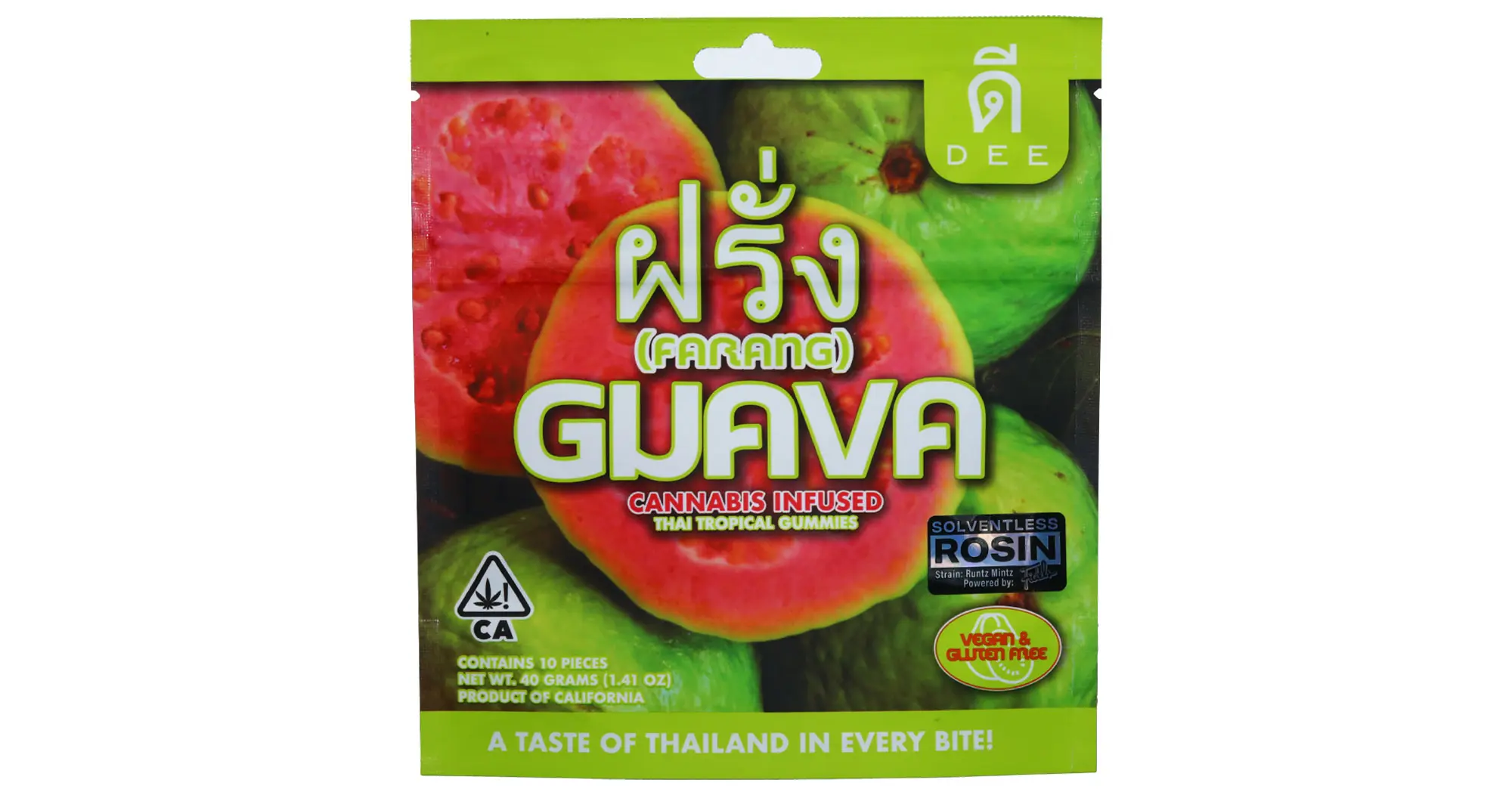 Guava Tropical Thai Rosin Gummies